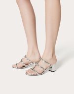 ROCKSTUD MIRROR-EFFECT SLIDE SANDAL 60MM - Image 3